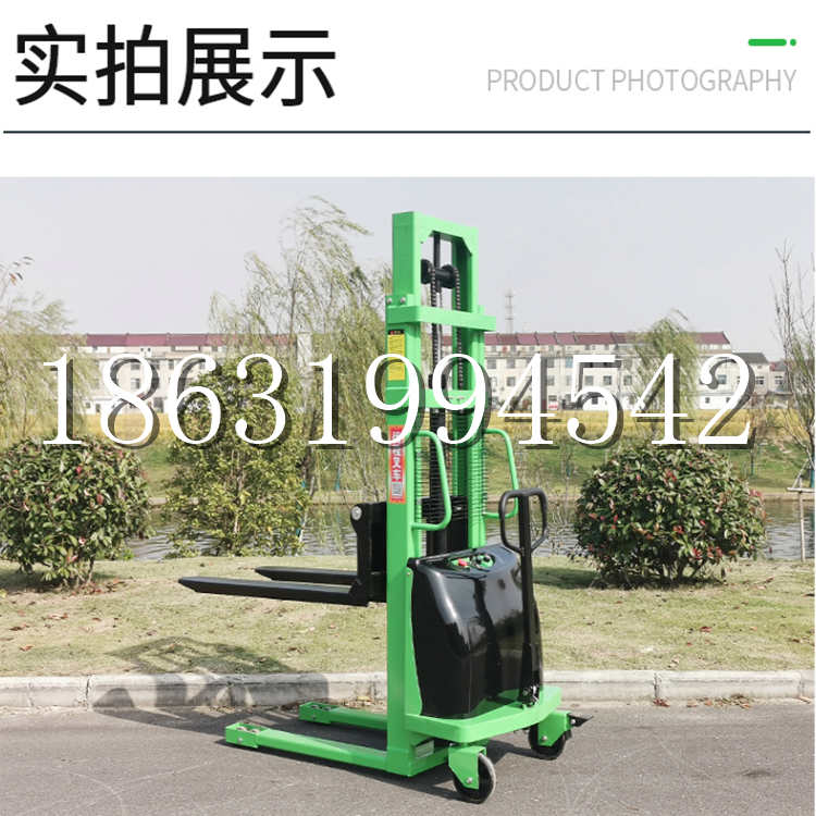 塔城地区电动叉车堆高车液压铲车电瓶1吨2吨站驾步行式小型全自动叉车